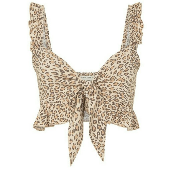 New spell designs frankie crop top cheetah S gypsy - Picture 9 of 14